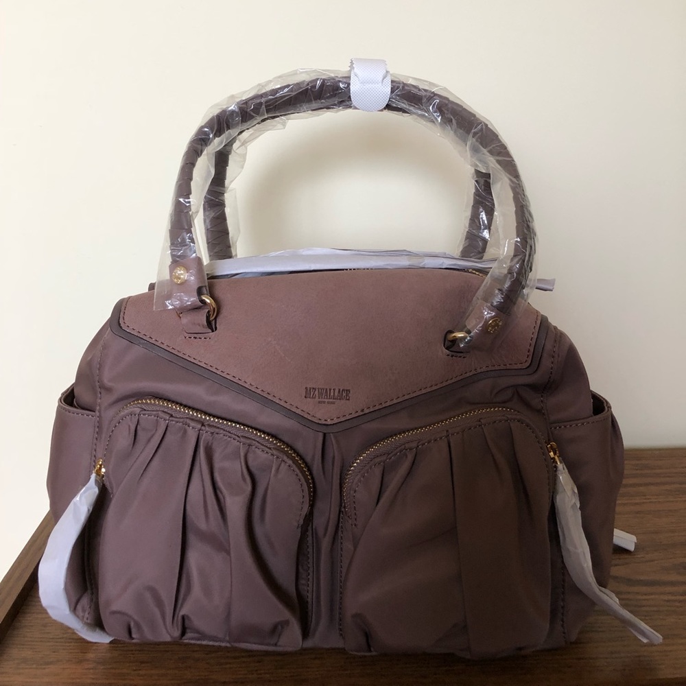 MZ Wallace Thompson Satchel in Acorn NWT